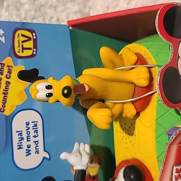 New Disney Mickey Mouse Clubhouse Talkin Bobbin Figure Magician Mickey and Pluto - Picture 3 of 15